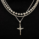 Diamond Cut Ball Necklace