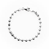 Thick Diamond Cut Ball Bracelet