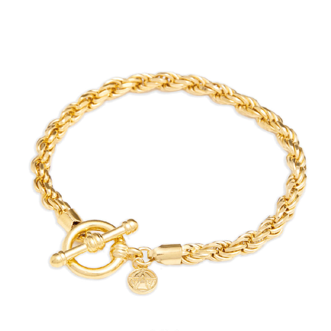 Laver ブレスレット　15MM CABLE CHAIN T BAR LAVER Bit Cable Chain T Bar Bracelet [no.20]｜Silver and
