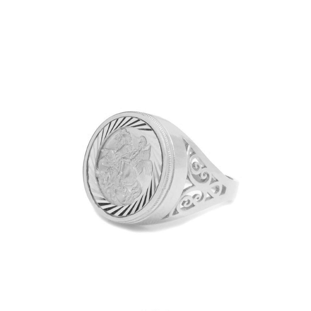 chained & able Mini St George Detail Sovereign RINGS