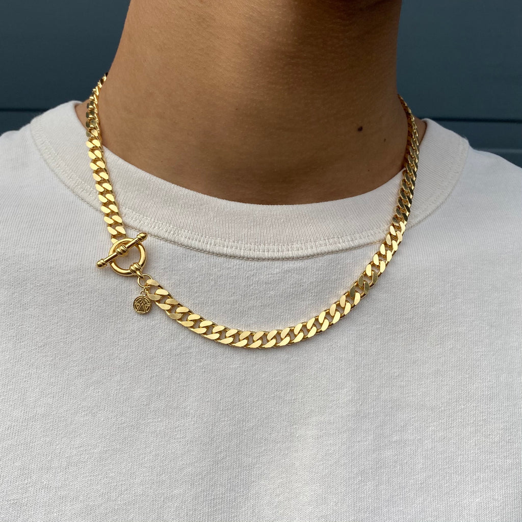 Cuban Link T-Bar Chain