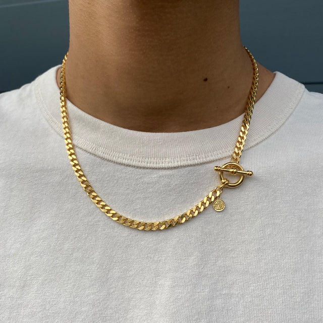 9ct Gold 18” T-Bar Chain – Barnes Jewellers