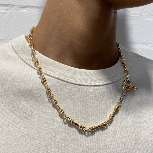 Gold Rope T-Bar Necklace – Ania Haie US